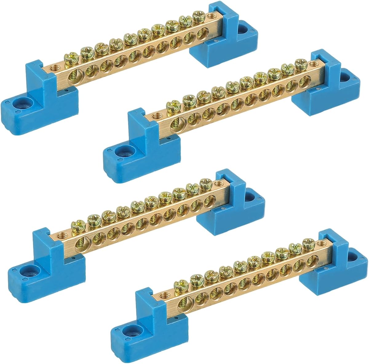 4PCS Grounding Bus Bar 10 Positions