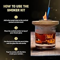 Vista 3 de Sentinel Signature - Kit de ahumador de cóctel (sin butano)