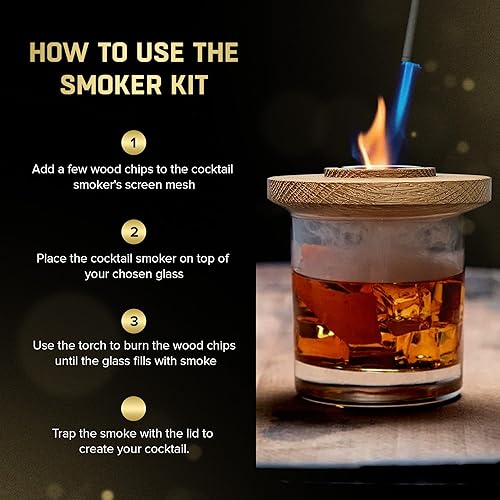 Miniatura 3 de Sentinel Signature - Kit de ahumador de cóctel (sin butano)