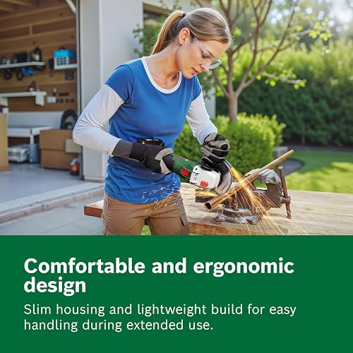 Bosch 18V System Cordless Angle Grinder PWS 18V-70 (for Small to Medium-Sized Cutting and Grinding Jobs; Grinding disc Diameter: 125mm) - 6