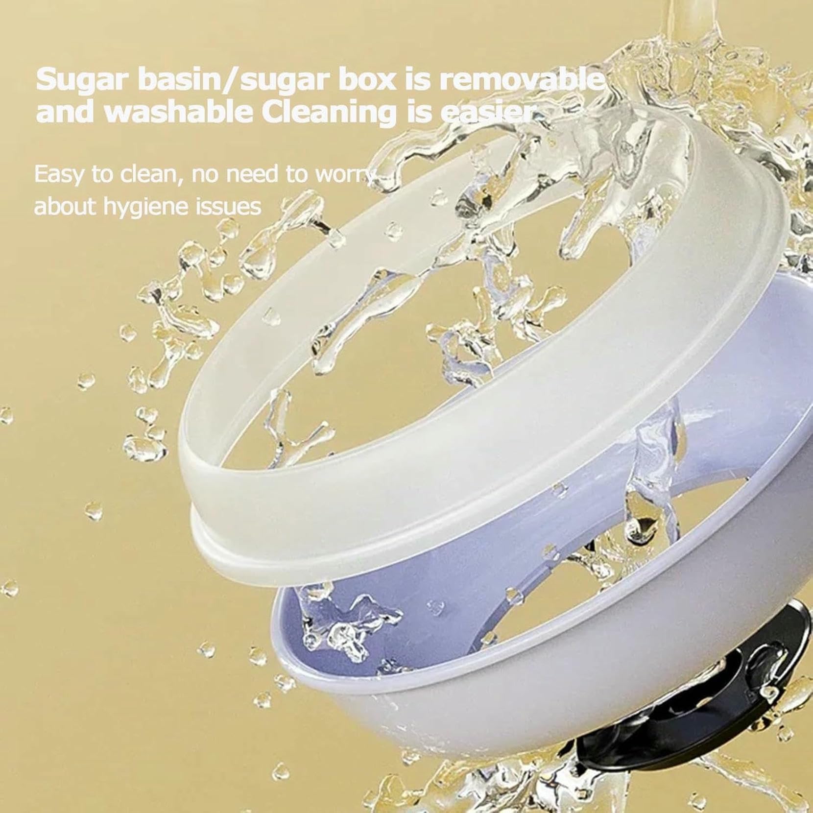 Máquina de algodón de azúcar casero, máquina de hilo dental eléctrico con cuchara, brochetas de bambú, operación de un toque, 27 cm de paleta grande, kit de fabricante de azúcar de algodón para Pink
