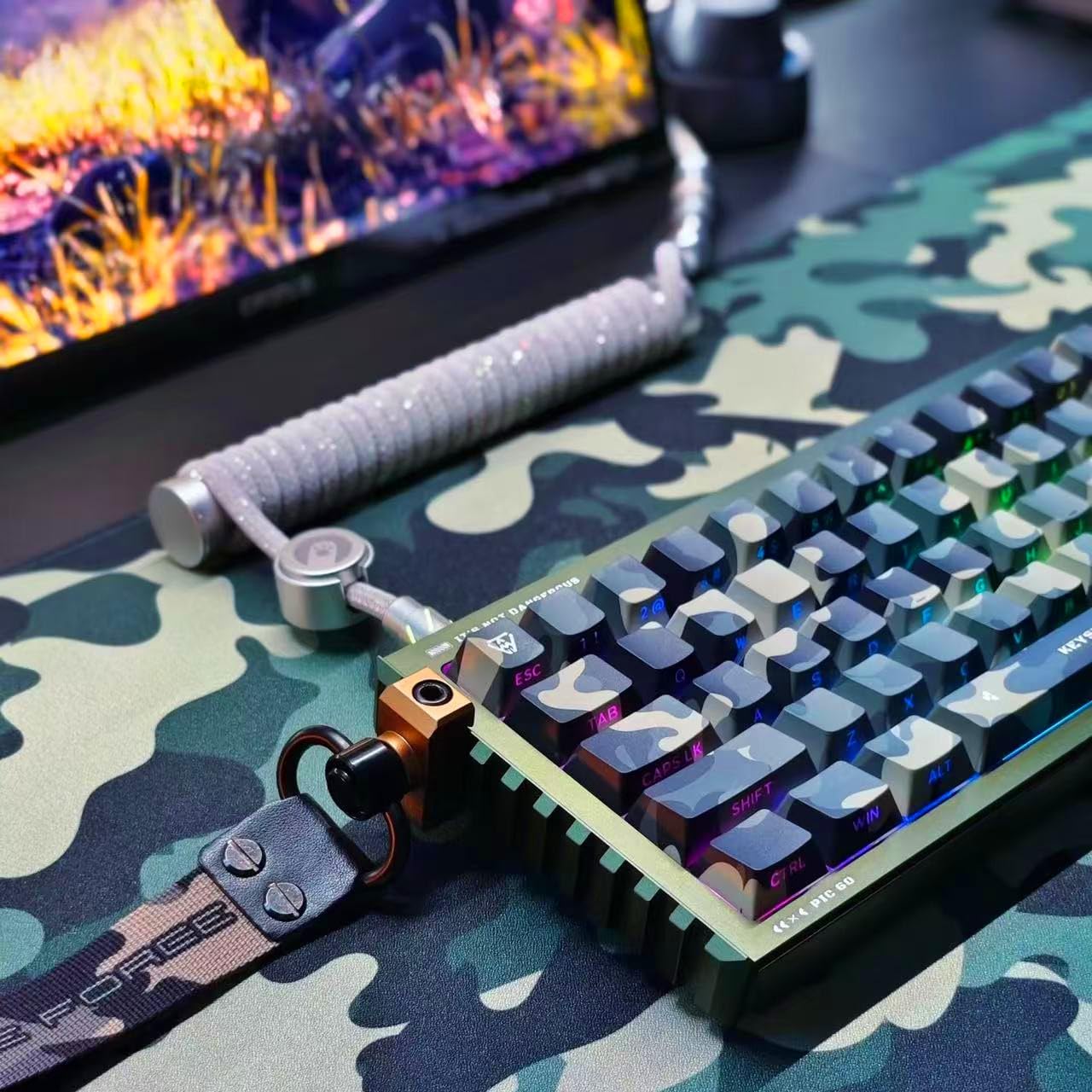 keysme PIC60 ケース Wooting 60HE+ Mechanical Keyboard Aluminum Case - KeysMe