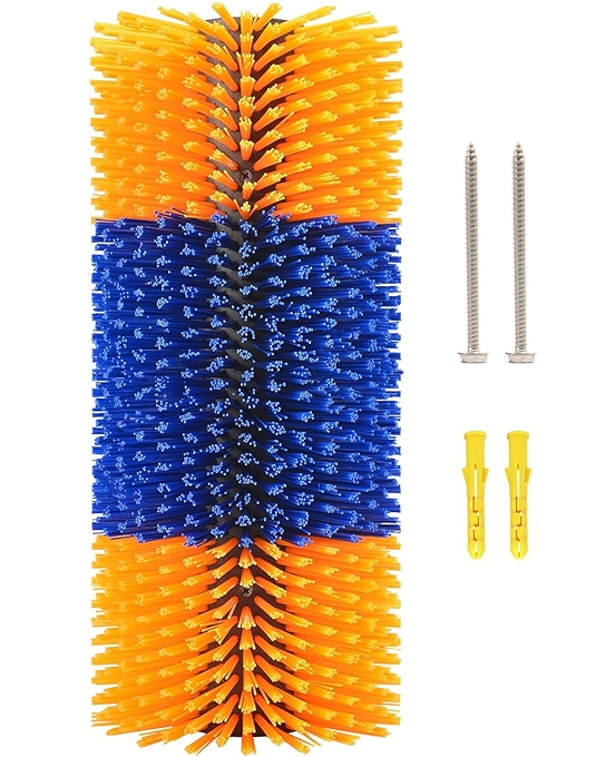 畜牧用全身按摩刮刷套装 - 解痒健牧刷（黄）