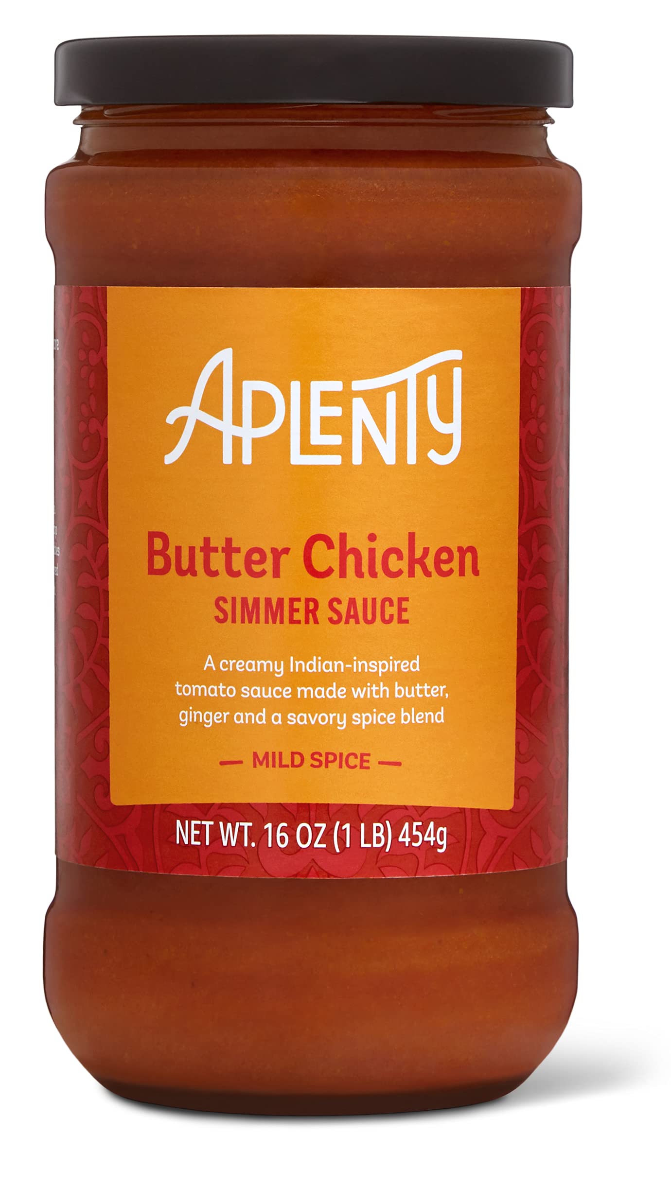Amazon Brand - Aplenty Butter Chicken Simmer Sauce 16 oz