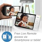 VTech RM7764-2HD Smart WiFi Baby Monitor with 2 Cameras, 1080p HD Video, 360° Pan & Tilt, 10x Zoom, 7" HD Parent Unit, Night Vision, Soothing Sounds, 2-Way Talk, Temperature & Motion Detection