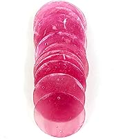 Vista 12 de Heyiwell 20 unidades de carcasas redondas con 2 agujeros para decoración del hogar, manualidades, campanillas de viento de 2 pulgadas