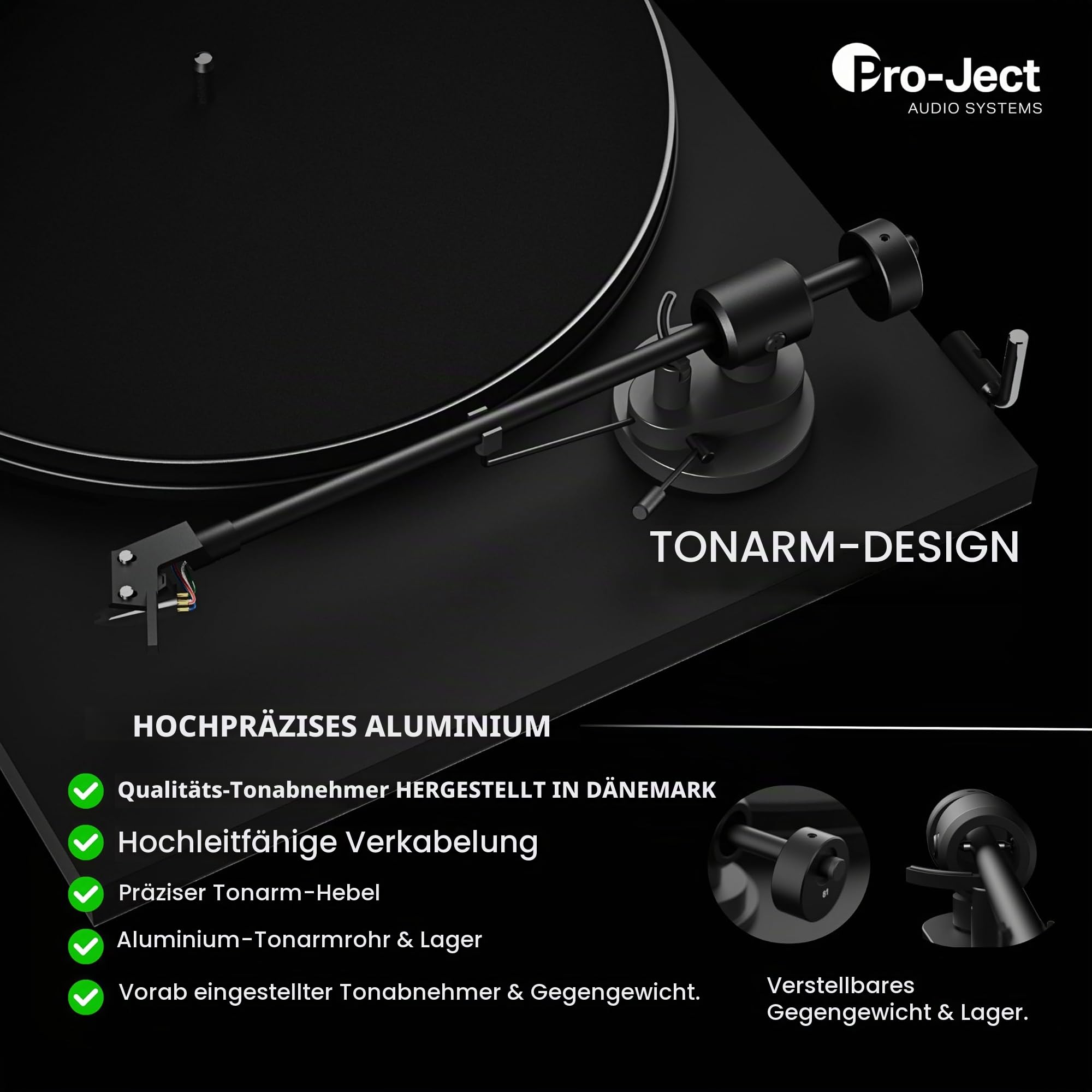 Pro-Ject Primary E Phono - Plug & Play Plattenspieler mit Vorstufe, Rot | Manueller Riemenantrieb für Hi-Fi Klang, Ortofon Tonabnehmer, handgefertigt in Europa für audiophilen Musikgenuss in Stereo