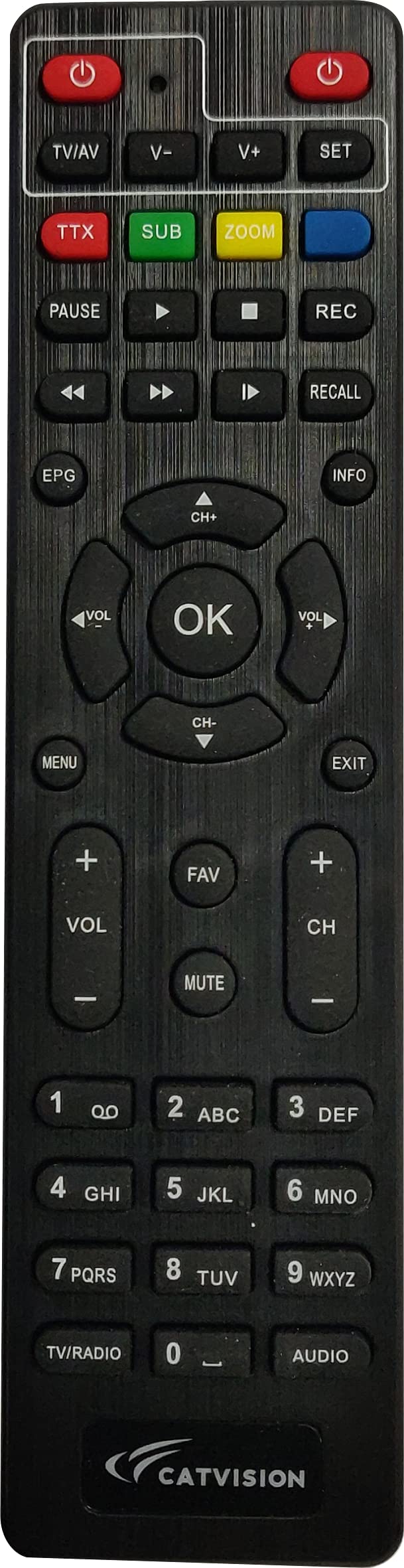 CATVISION Remote Control Unit (Standard) for Catvision Set Top Box (B097YBN9W2) Amazon Price History, Amazon Price Tracker