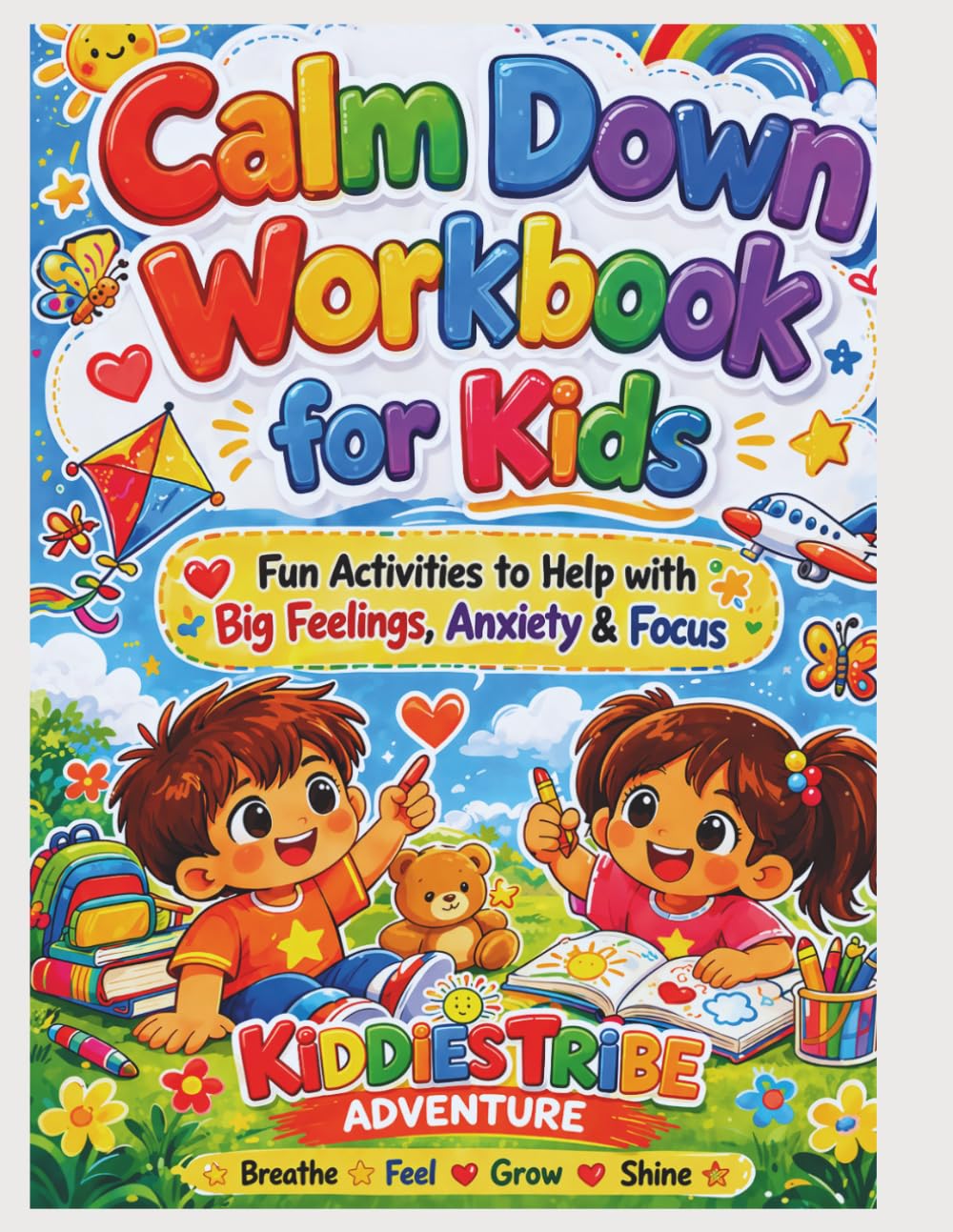 Calm Down Workbook for Kids: Fun Tracing, Colouring and Learning Activities for Ages 3–5