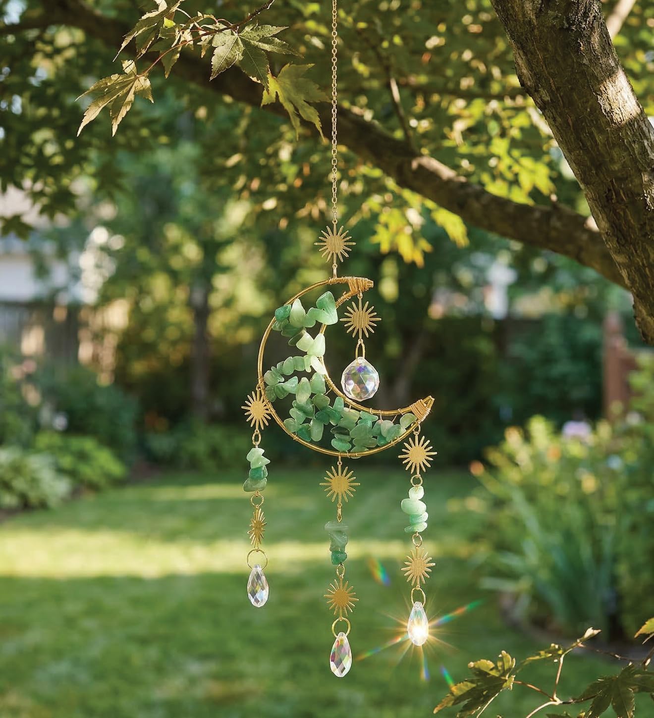 Regal Art & Gift Daydream Hanging Ornament, Colorful Metal Garden Accent