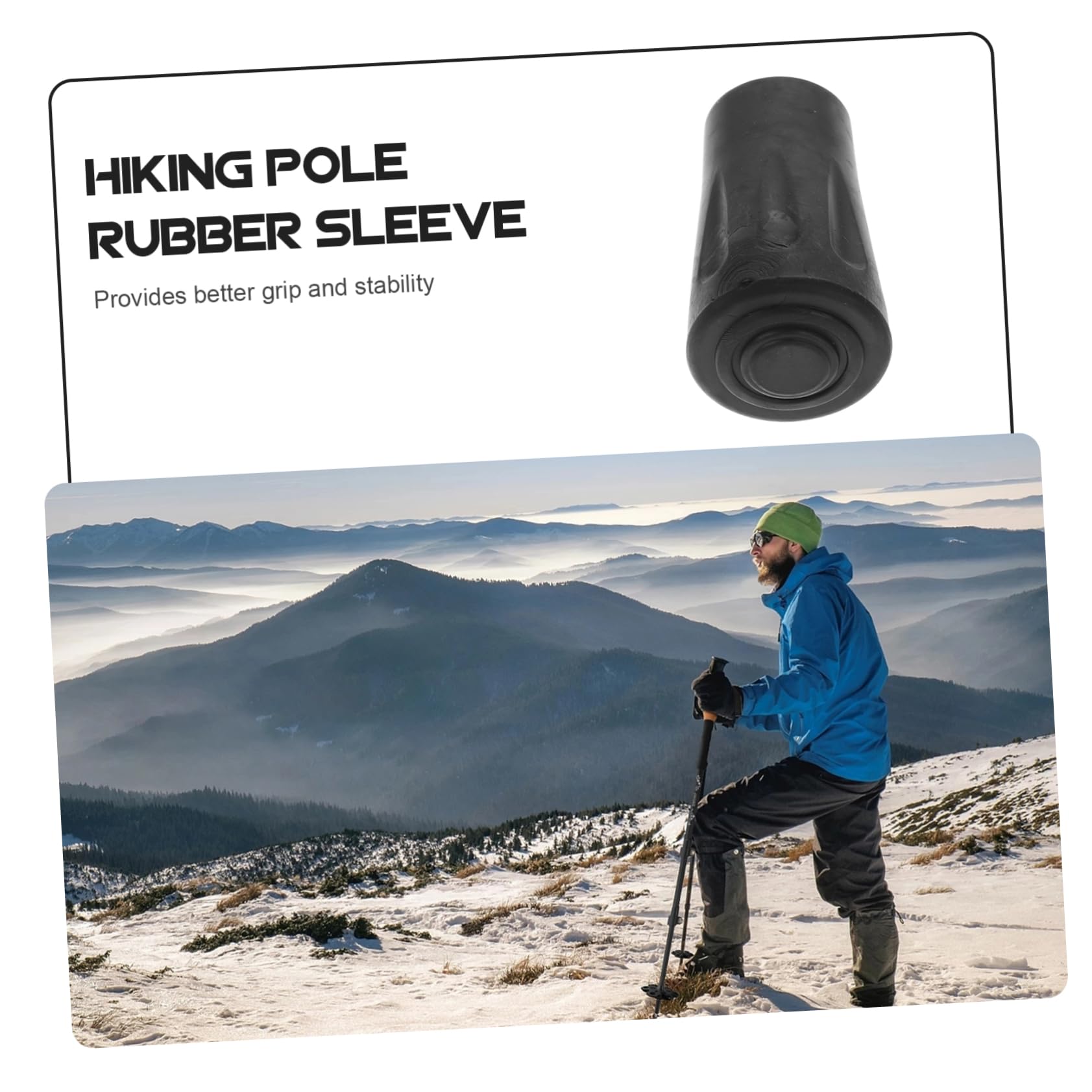 SUPVOX 50piezas Tapones para Bastones De Senderismo De Puntas para Bastones De Trekking Accesorios Antideslizantes para y Uso Interior Exterior