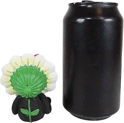 Miniatura 6 de ebros Eco Verde Girasol Daisy Furrybones Mao Mao – Figura decorativa 3" H con capucha Disfraz Esqueleto Monstruo Decoración Escultura coleccionable