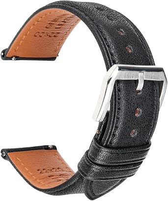 REZERO Quick Release Watch Bands, Italian Calfskin Watch Straps Replacement, Soft Leather Watch Bands for Men, Women 18mm 19mm 20mm 21mm 22mm 23mm 24mm
