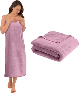 XXL Bath Towel Large Size Purple, 200 x 100 cm | 100% Cotton, Soft and Absorbent, Unisex, Soft Beach Towel for Beach, Spa and Sauna