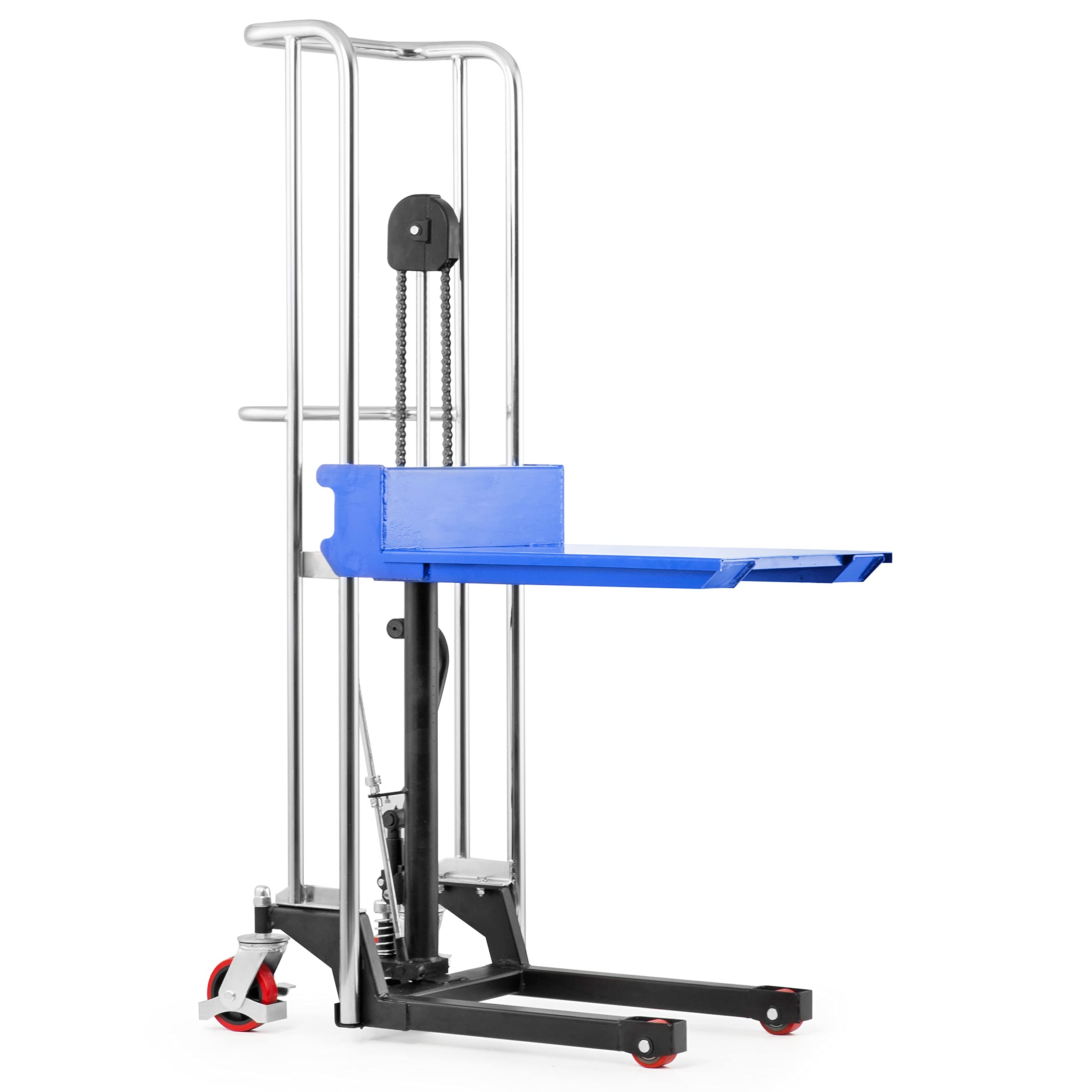 Pallit Minilifter Hochhubwagen GO mit abnehmbarer Plattform | Tragkraft: 400 kg | Hubhöhe: 850 mm | Plattform: 650x576 mm