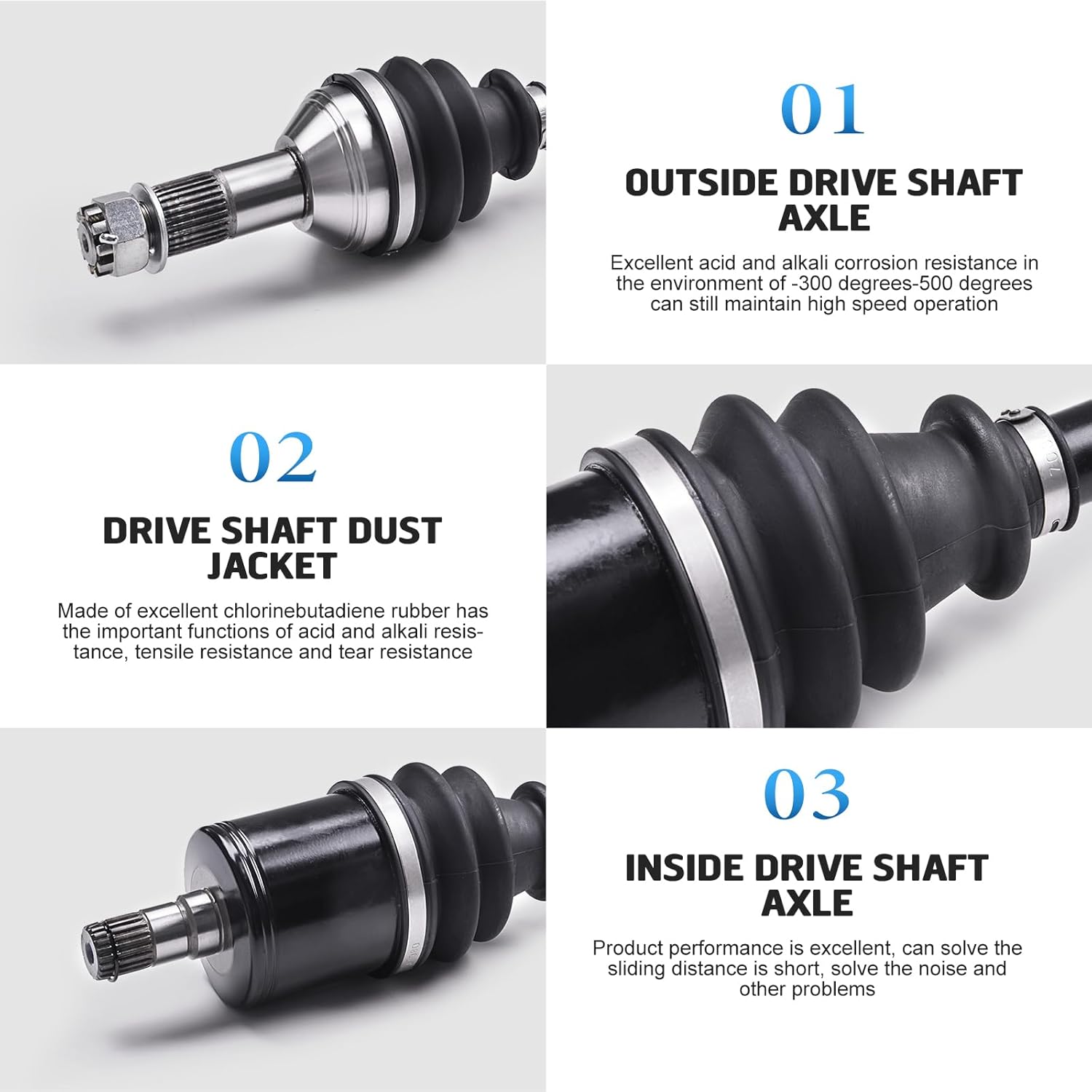 KLV Front Right CV Axle Compatible with 2020 2021 2022 2023 2024 Can-Am Defender DPS HD10 Traxter Defender Max Pro HD10 DPS XT 705402407