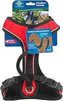 PetSafe Peitoral para cães EasySport – Peitoral acolchoado ajustável com alça de controle e tubulação refletiva – extra pequeno, vermelho