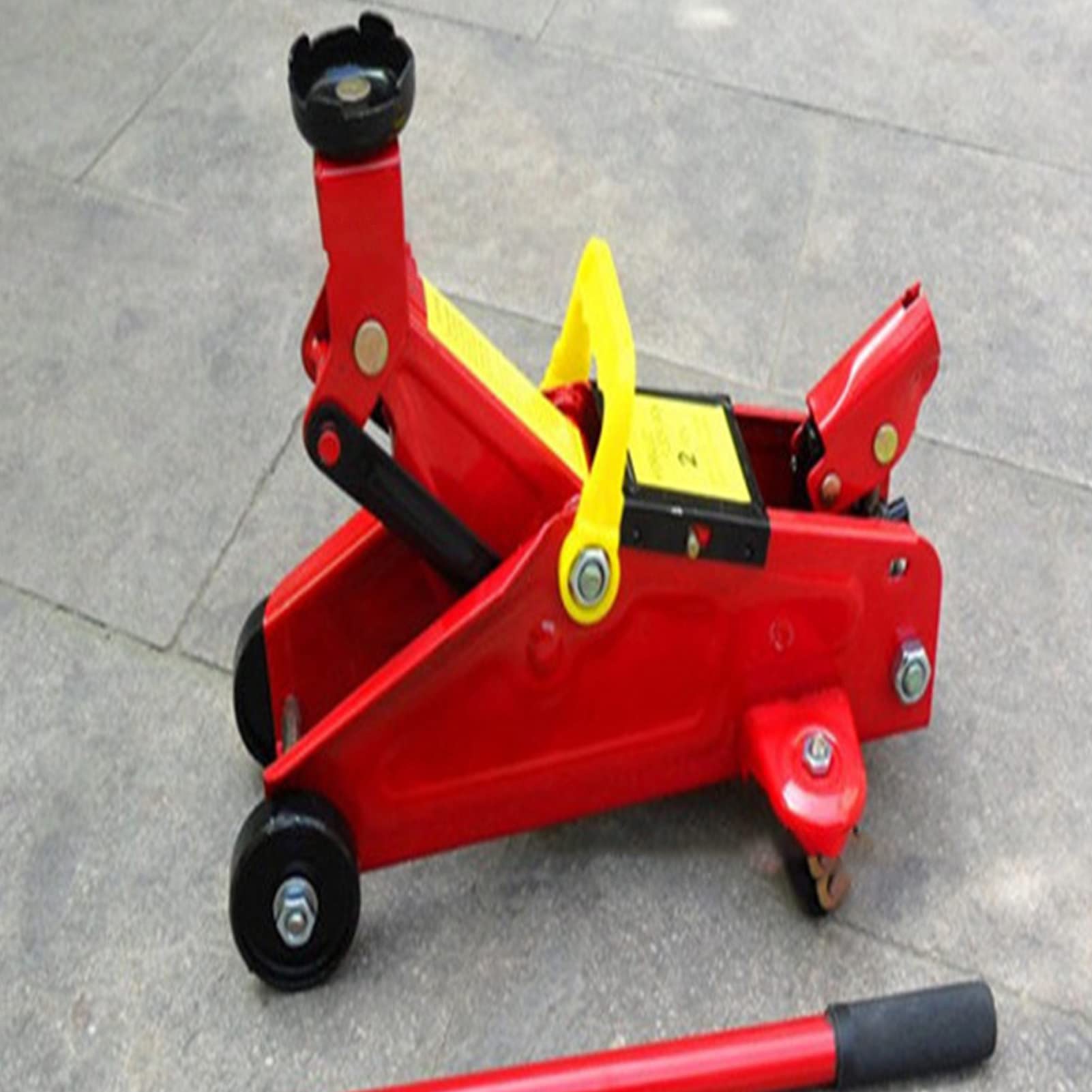 Cocoarm Gatos Hidráulicos, Material Metálico, Gatos Manuales de Tipo Horizontal 2T, de Elevación de 165 Mm, Portátiles para Reparación de Automóviles y Hogares