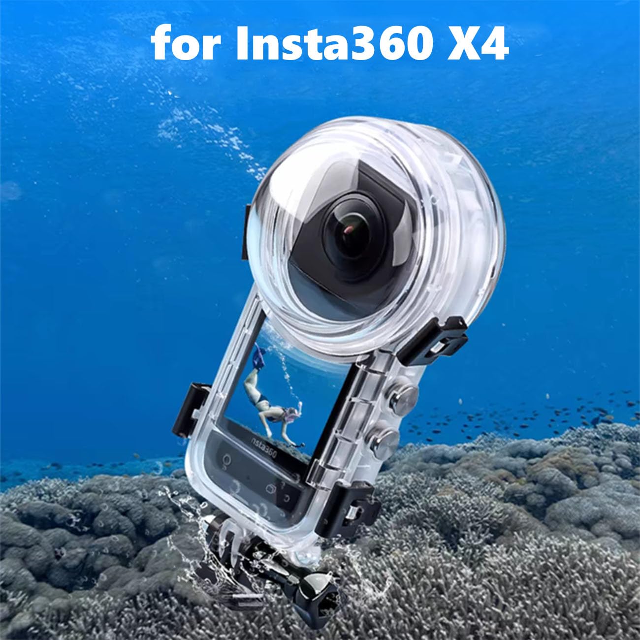 Custodia Subacquea Invisibile Per Insta360 X4 | Impermeabile Fino A 50m | Perfetta Per Immersioni E Sport Acquatici - Foto 8