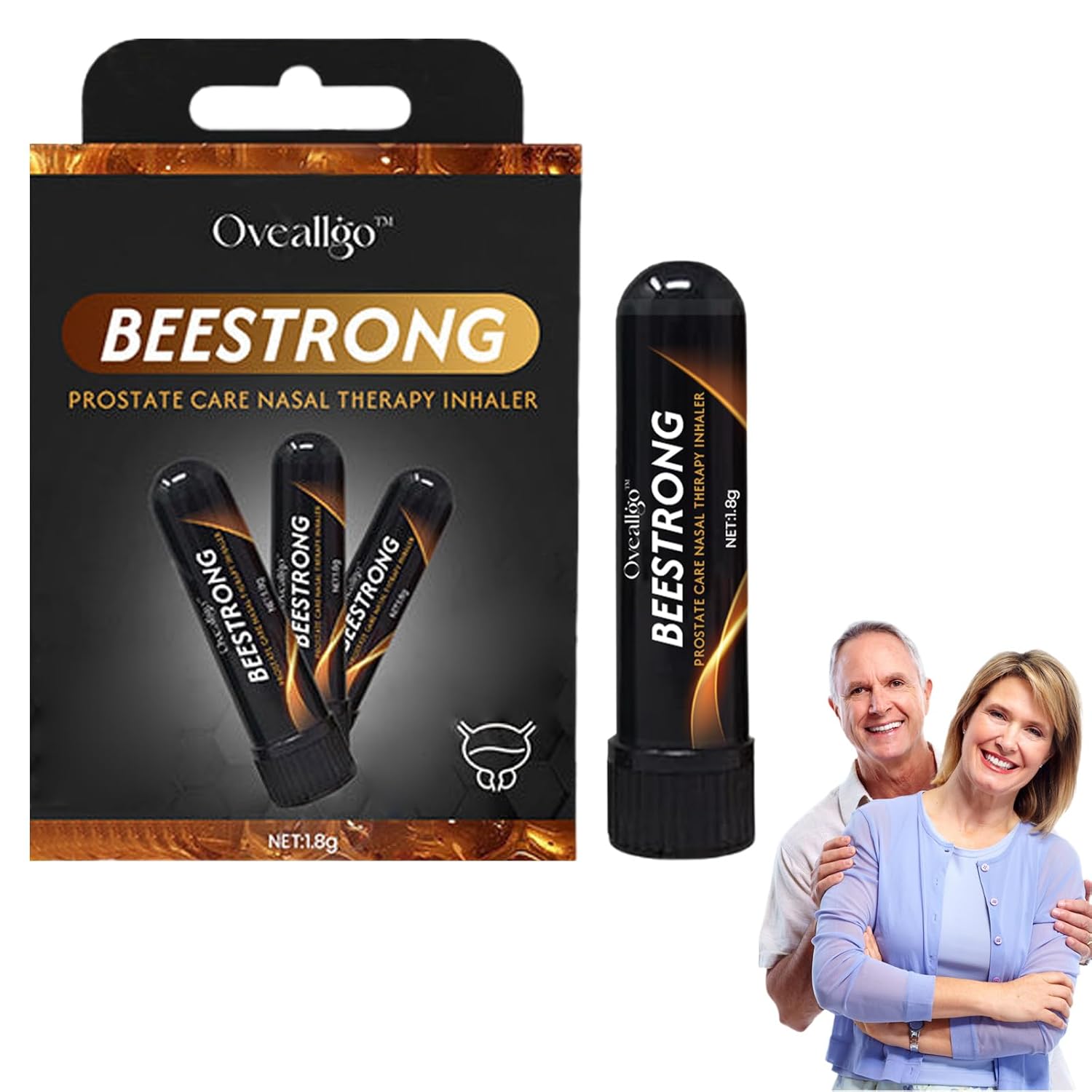 BeeStrong Inalador Nasal para Cuidado da Próstata: Revitalize Sua Saúde Prostatica com o Novo Inalador Natural de 2025
