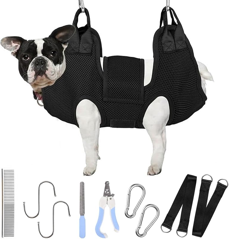 Hammock para Tosa de Cães PatiencET com Kit de Cuidados para Unhas