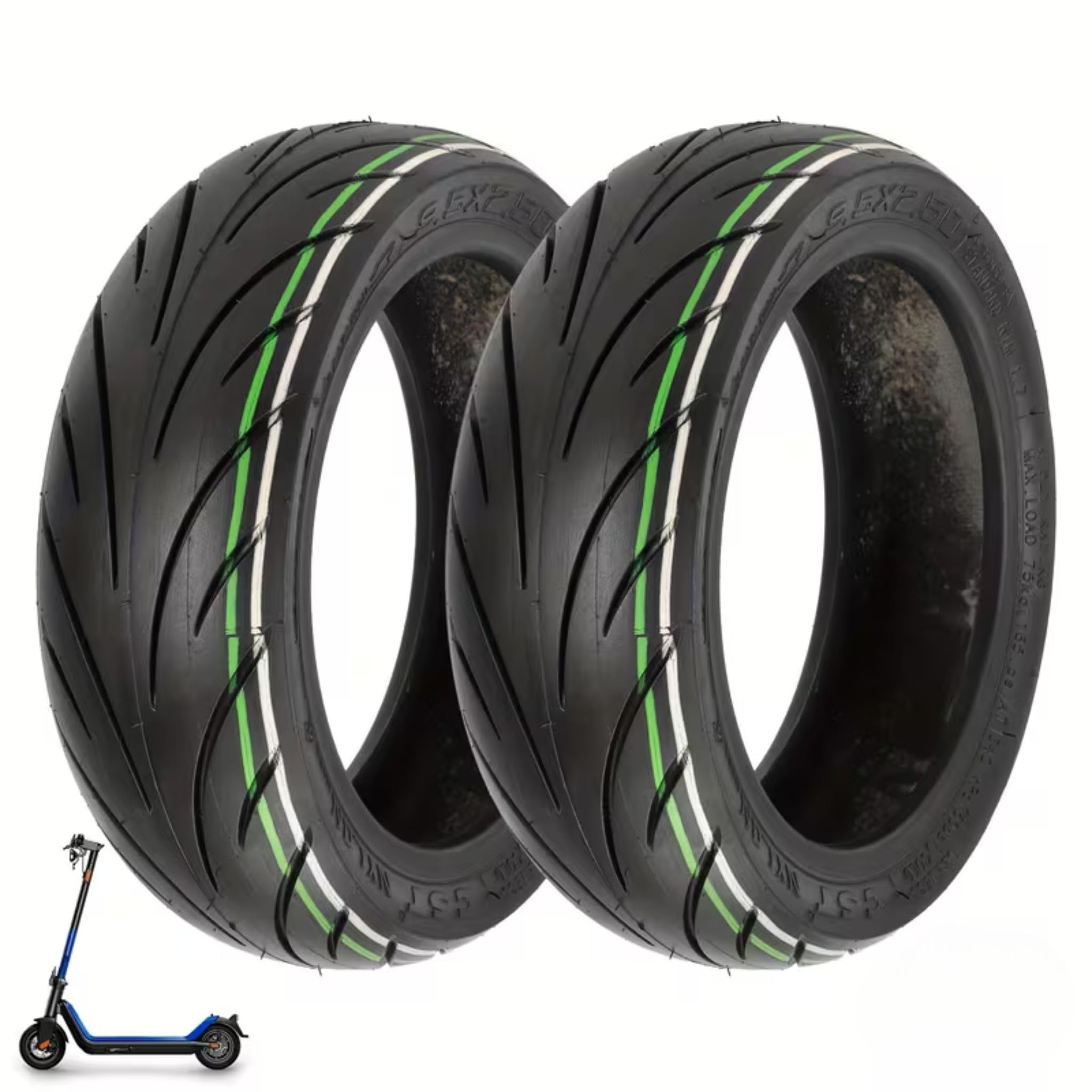 ANSENI Rueda 9.5x2.5, Neumático Tubeless 9 Pulgadas para Patinete NIU KQi3/KQi3 Pro/KQi3 MAX/KQi3 Sport, Ruedas de Repuesto (1 Rueda) — view 7