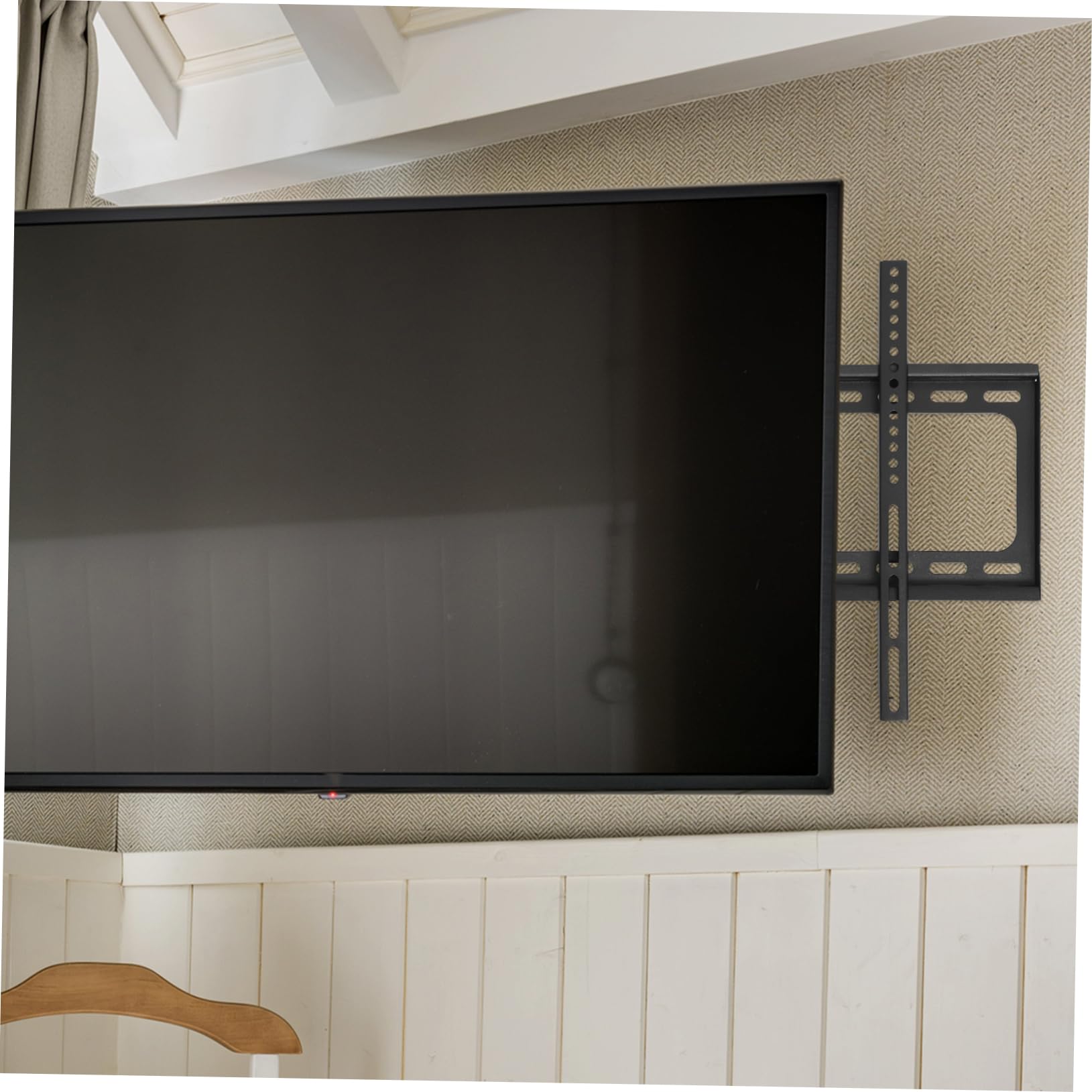 Mikikit Supporto Tv Da Muro Per Televisori Da Design Salvaspazio e Sicuro Per Soggiorni