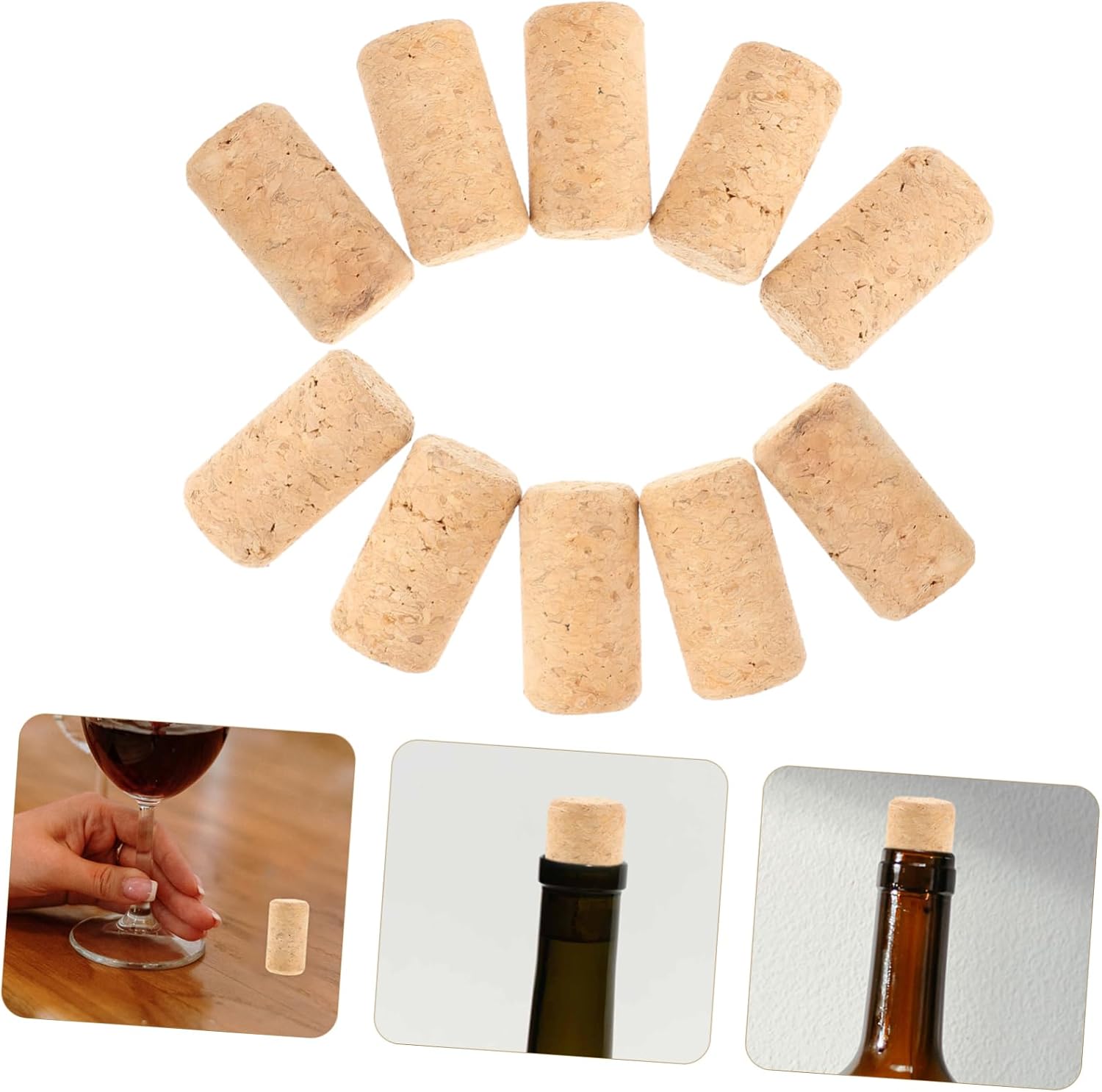 Reusable Wine Bottle Corks 20pcs with Airtight Seal Oktoberfest Decorations