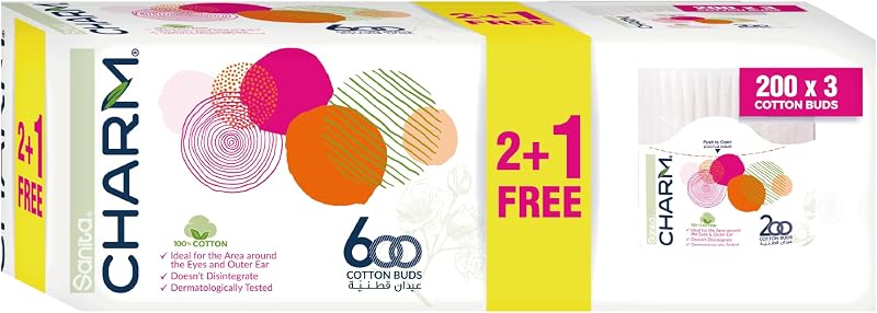 Sanita Charm EarBuds (2+1) 600 Buds