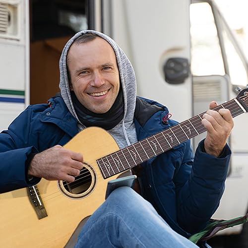 Miniatura 2 de Journey Instruments Guitarra de viaje Sitka sólida guitarra acústica de viaje OF312 con sistema patentado plegable funda portátil sobrecarga