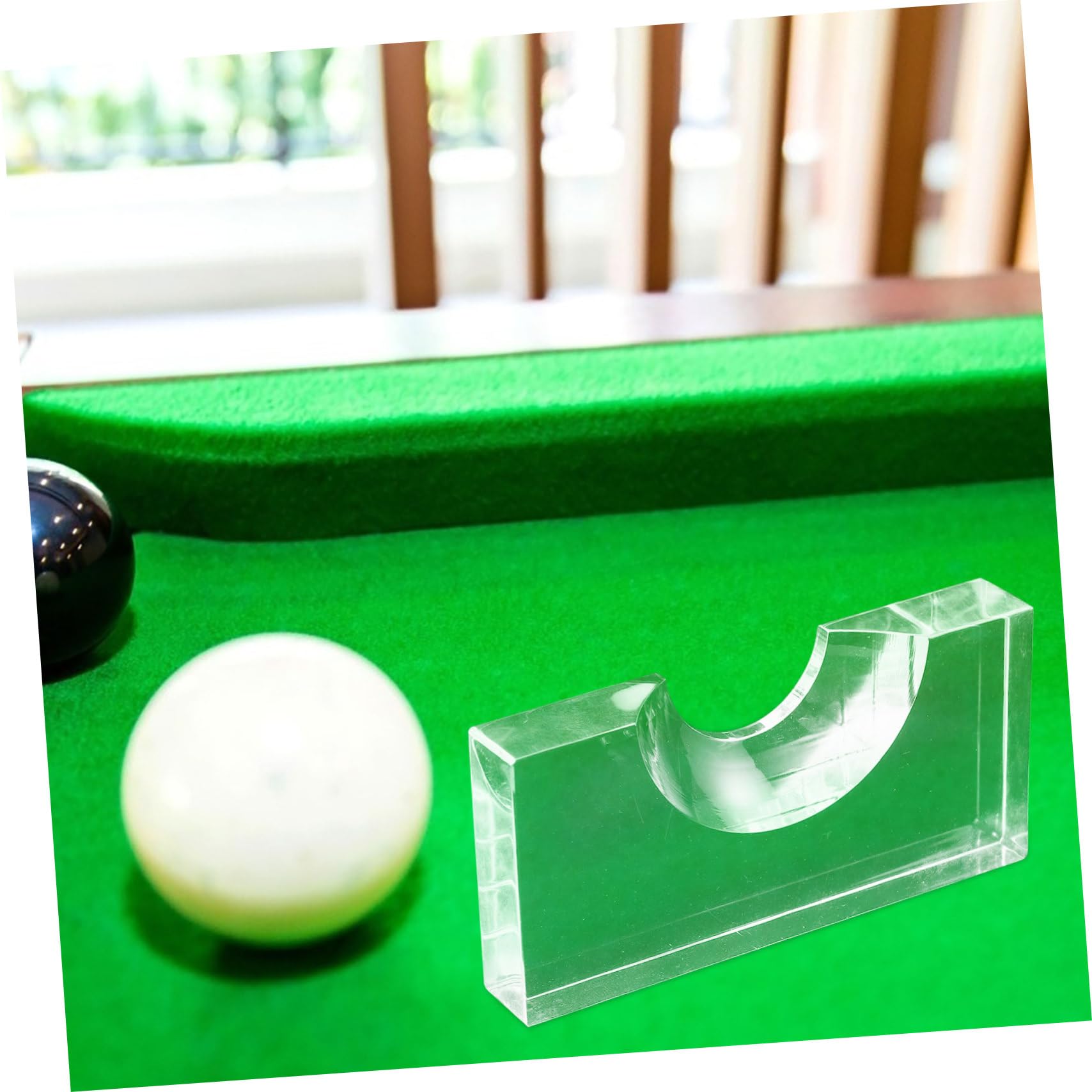 GALPADA Cue Markers Snooker Locator Acrylic Billiard Ball Position Marker Sturdy Ball Holder for Indoor Use Mini Billiard Accessories