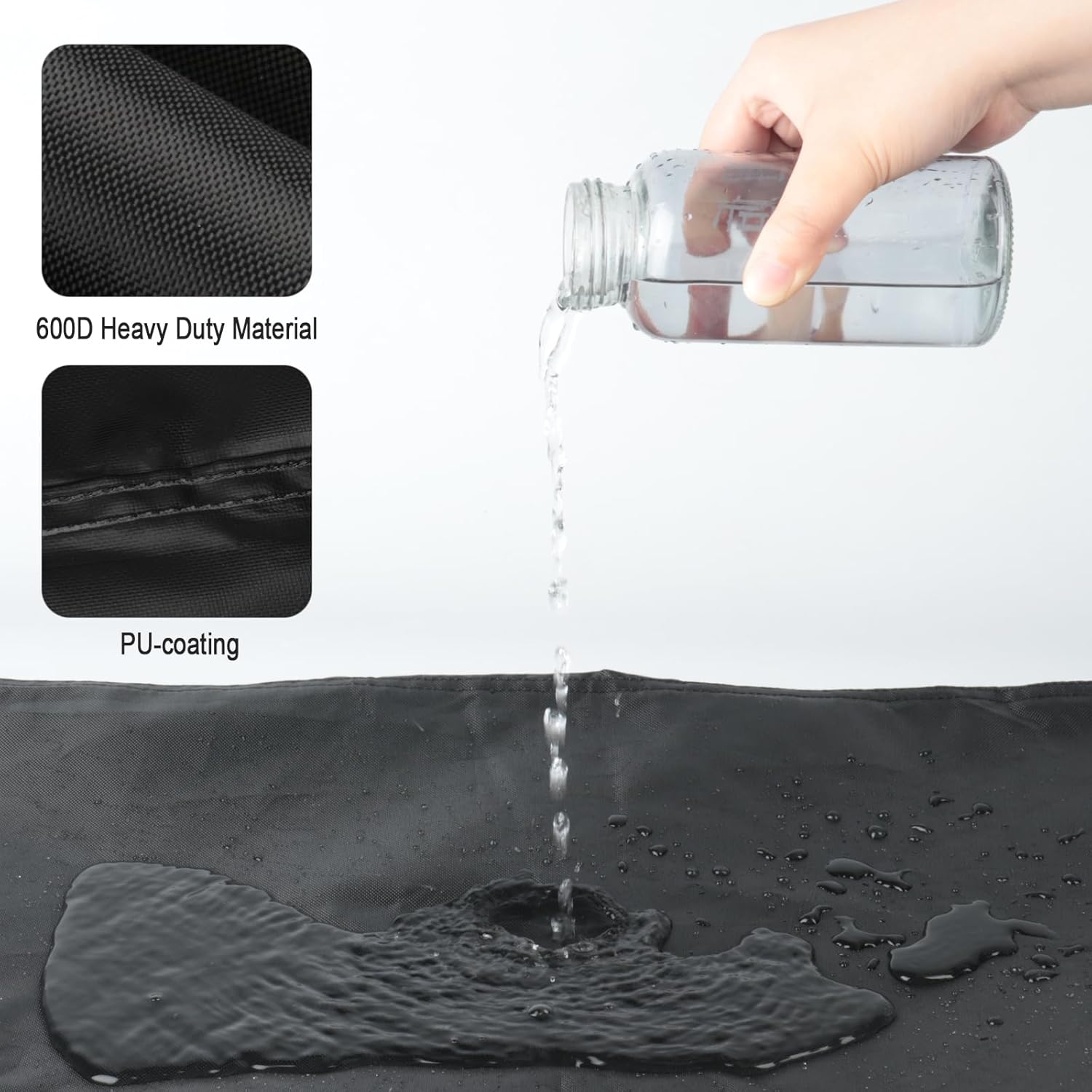 Engine Driven Welder Cover Compatible with Miller Welder 230/265/325/225, 600D Heavy Duty Waterproof Welder Machine Cover with Storage Bag, Lincoln Welder Covers with Buckles, Black