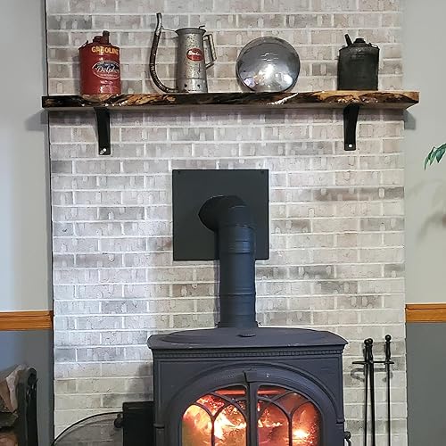 Miniatura 6 de Soportes de estante de acero resistentes de 9 x 12 x 4 pulgadas, soportes de metal soldados a mano, capacidad de carga de 450 libras, soporte