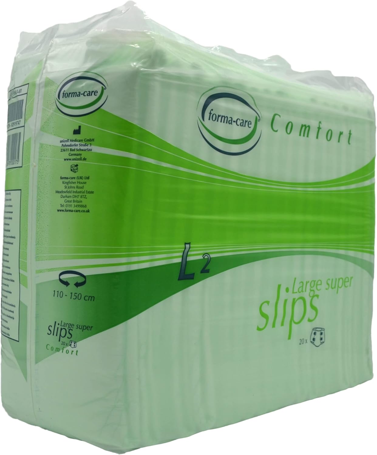 Forma Care Adult Nappy 20 Large Comfort Nappies Disposable