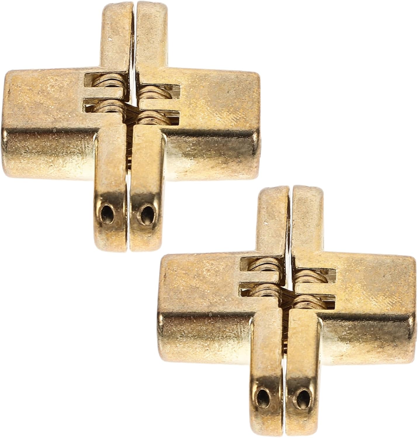 キャビネットヒンジ 亜鉛合金隠しクロスヒンジ サイレントテーブル用 厚みのあるミュートヒンジ キャビネットやプロジェクト用