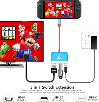 Amazon.com: RREAKA Switch Dock for Nintendo Switch 1&OLED, Switch