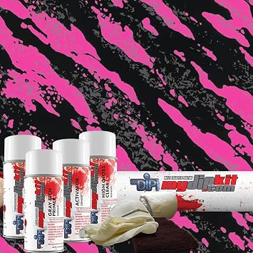 Hot Pink Marble Splash Hydrographics Kit MS-006 - My Dip Kit