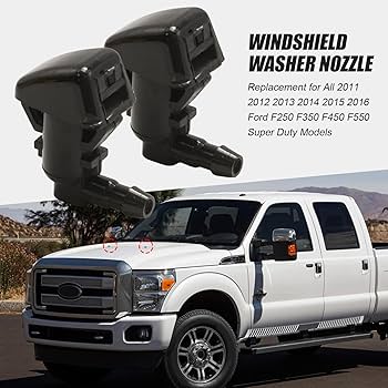 Treee Front Windshield Nozzle 28932u2011JD000 Windscreen Washer Jet Black