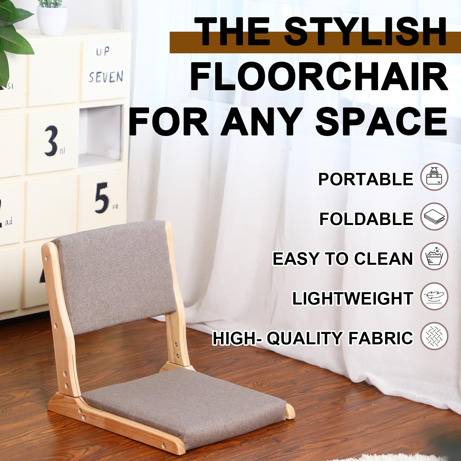 美品 BOTUWASE 座椅子 2脚セット 折りたたみ座椅子 和座椅