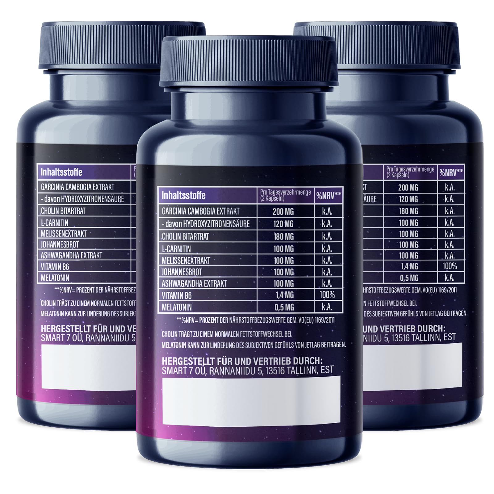 NEU: Saint Nutrition® KETO NIGHT BURN 3er Variante mit Melatonin 0,5 mg und Cholin für die Nacht – schnell & endlich - verbesserte Formel für Frauen + Männer