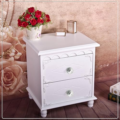 Miniatura 4 de BTSKY 8 pomos redondos de diamante de 1.6 pulgadas (1.575 in) de cristal transparente para gabinete, pomos de puerta de armario, manijas de cajón de