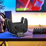 Fast Dual Charging Dock for Controllers – LED Indicator Type-C Charging Station Compatible with Switch 2, PS5 & Xbox Series X Controllers