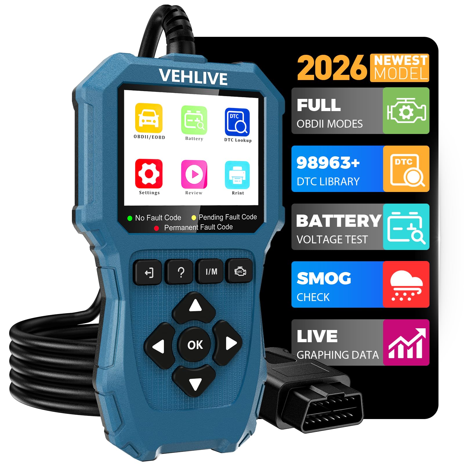 Photo 1 of VEHLIVE V880 OBD2 Scanner Diagnostic Tool