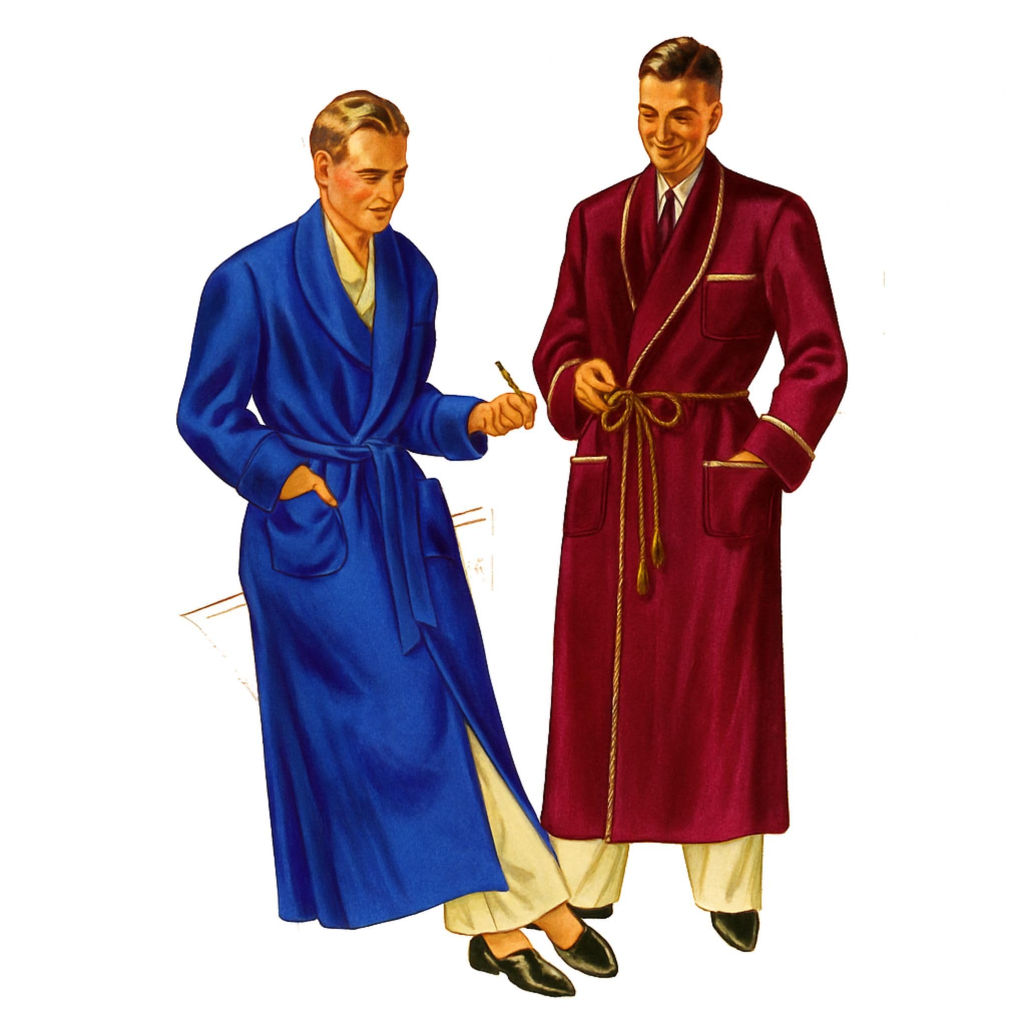 slim fit dress slacks Lightweight Men's Bathrobe - Oxford main image 0