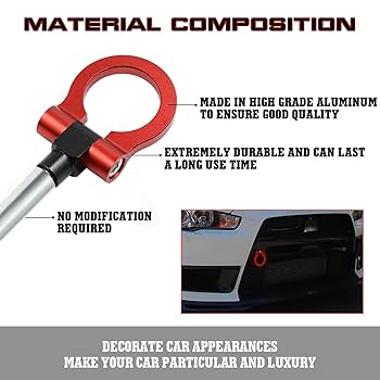 牽引器械 Amazon | JDMネジ 赤色 レッド スポーツ レーシング