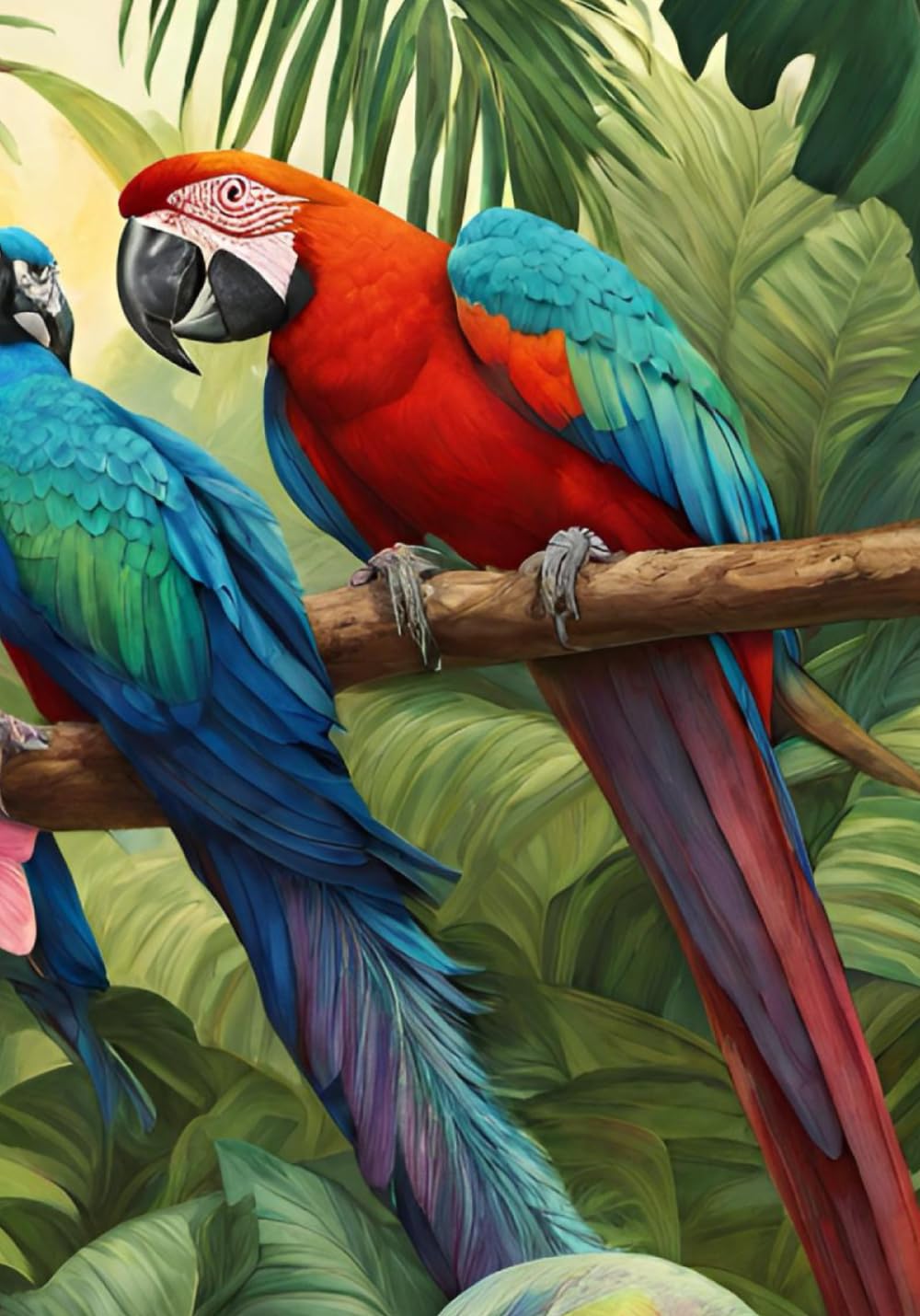 STRIPED WONDERS: A LINED NOTEDBOOK WITH VIBRANT MACAWS