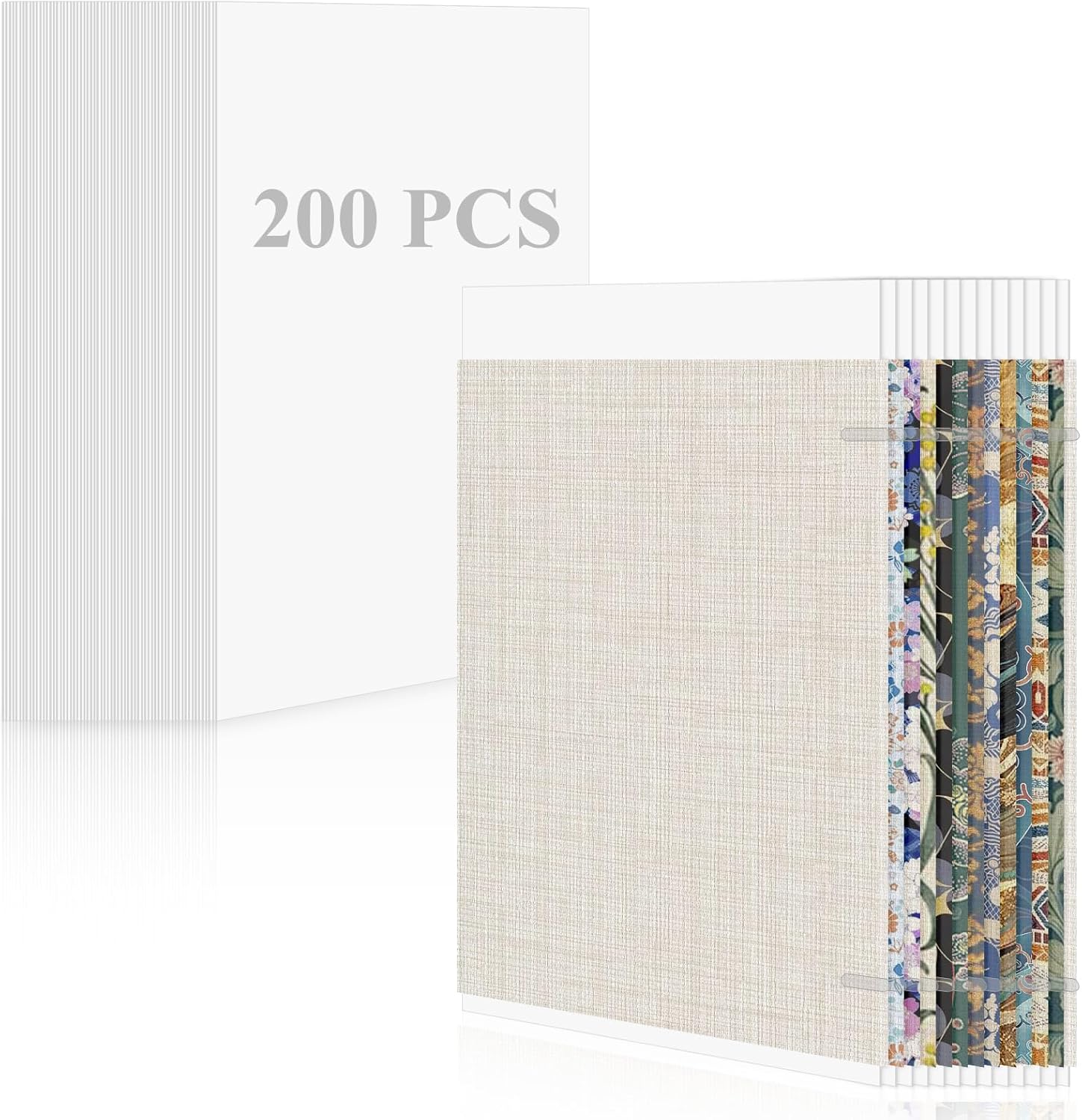 Amazon.com: LDHHYH 200 Pack 7.5 x 10.5 Inch Fabric Organizer Boards ...