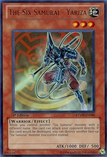 YU-GI-OH! - Los Seis Samurai - Yariza (RYMP-EN090) - Mega-Pack Ra Yellow - 1ª Edición - Ultra Raro