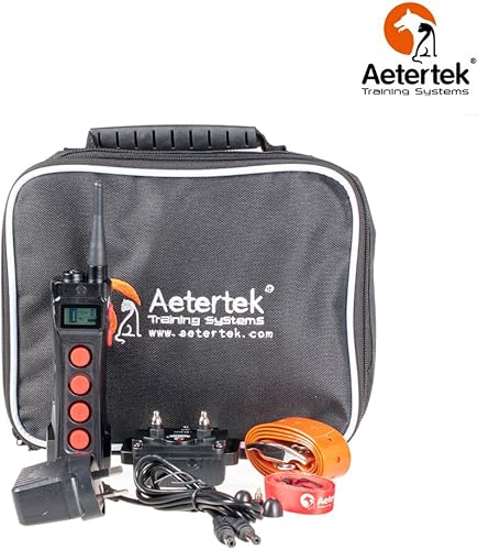 Miniatura 5 de Aetertek Collar remoto impermeable del pitido de la vibración del choque del entrenamiento del perro AT-919C con la corteza auto