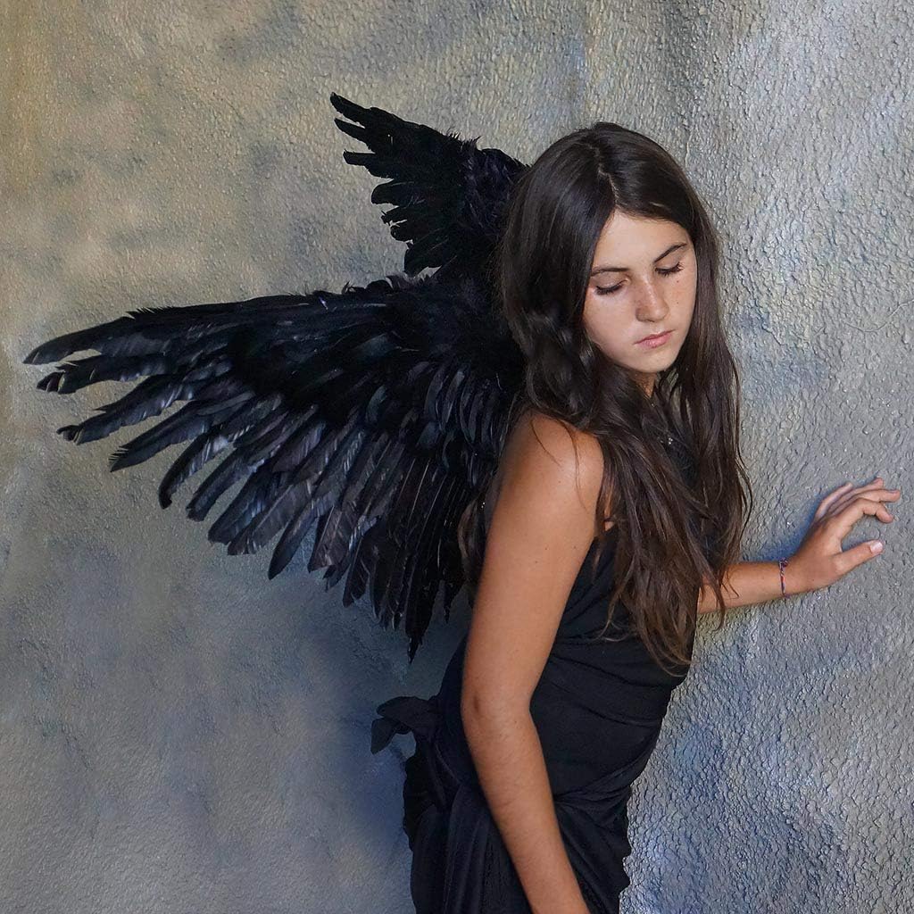 ZUCKER - Mockingbird Feather Costume Wings - Halloween Feather Wings for Adults, 16” x 48”, Large